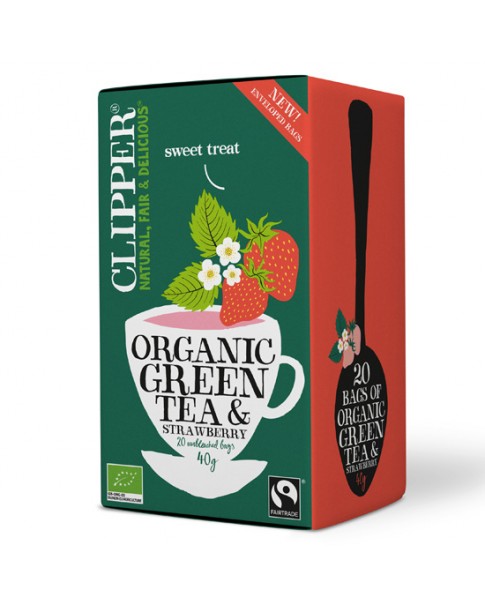 Πράσινο Τσάι με Φράουλα (40γρ)