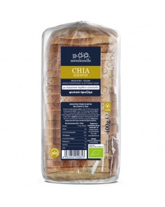 Sliced bread with Chia Seeds (400gr)
